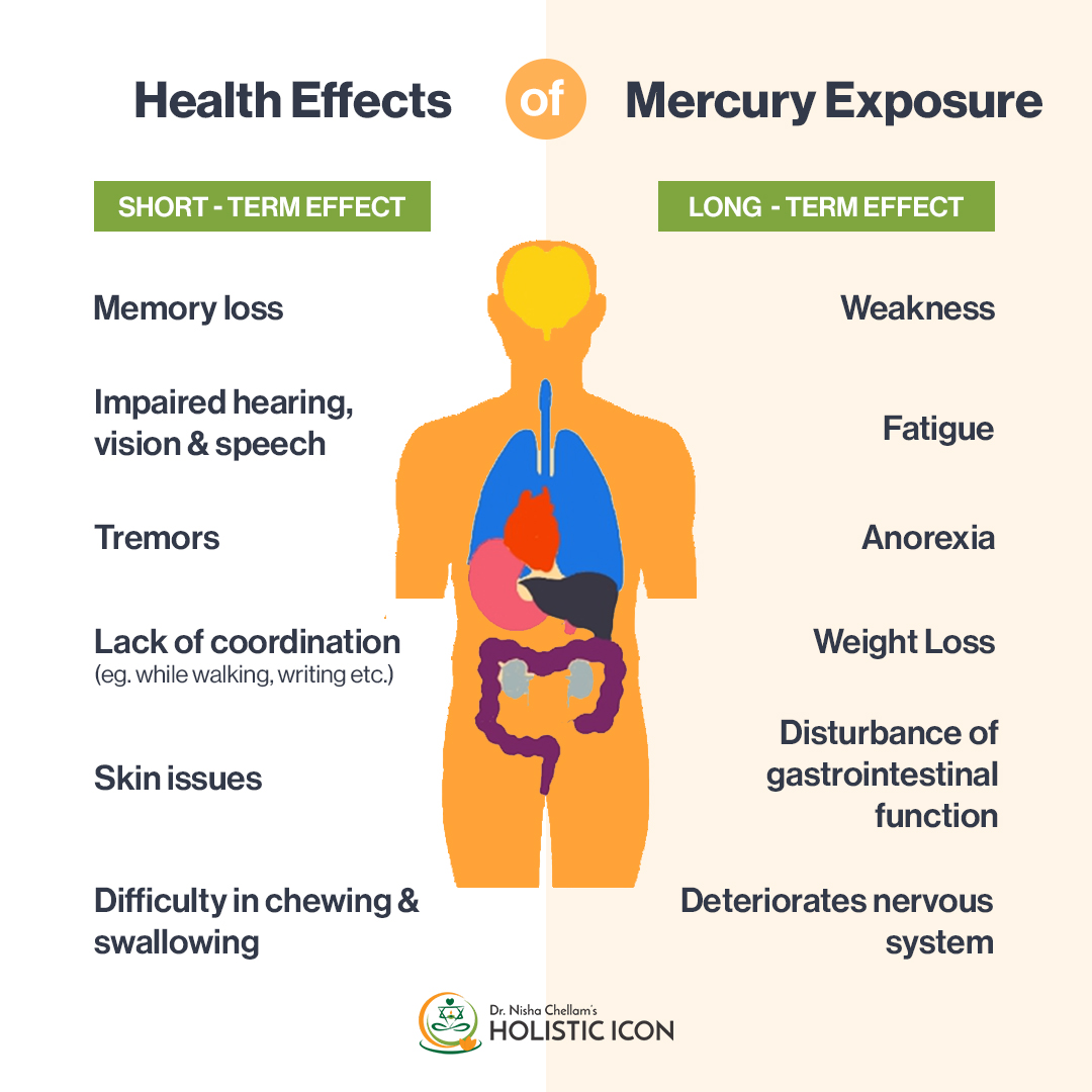 symptoms of mercury poisoning in adults